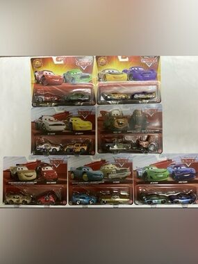 SEVEN SETS Disney Pixar Cars bundle/ read description